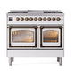Ilve UND40FNMPWHBLP Ilve Und40Fnmpwhblp Nostalgie Ii Noblesse 40