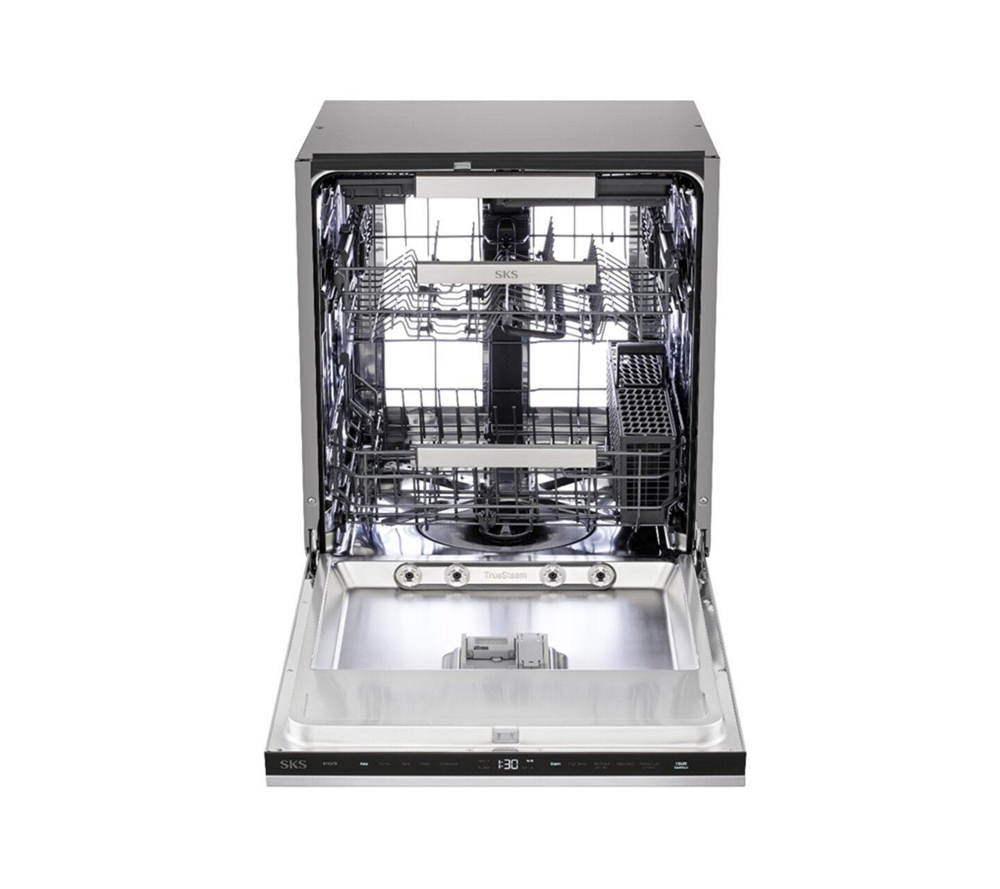 Sks SKSDW2422S 24-Inch Professional Dishwasher With Powersteam® And Quadwash™ Second Gen