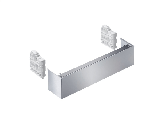 Miele STAND2STAINLESSSTEEL Plinth Panel - For Built-Under Appliances.