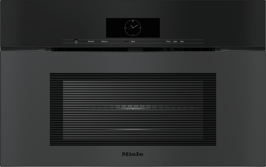 Miele H7870BMXOBM H 7870 Bmx - 30" Handleless Compact Speed Oven In A Perfectly Combinable Design With Automatic Programs And Roast Probe.