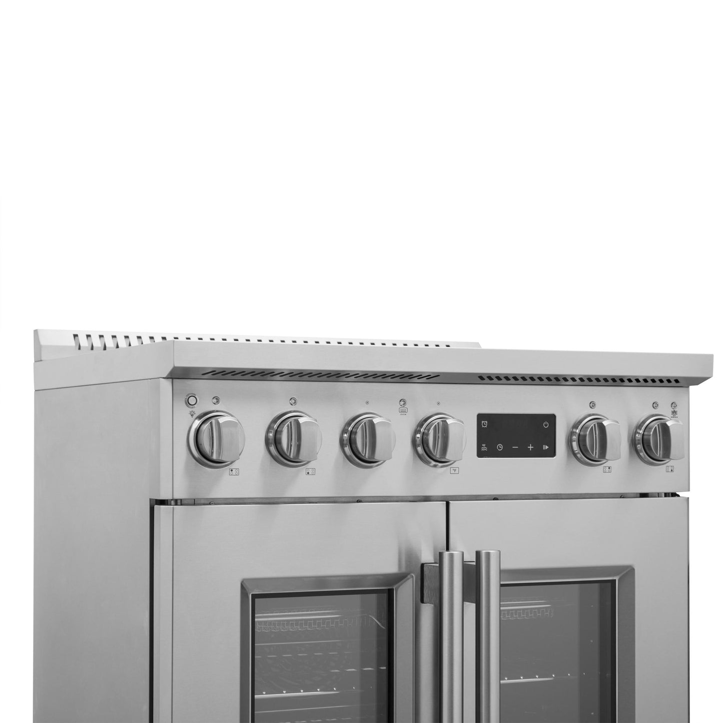 Forno FFSIN095030 Forno Torino 30 Inch French Door Induction Range With Air Fryer And True Convection Oven