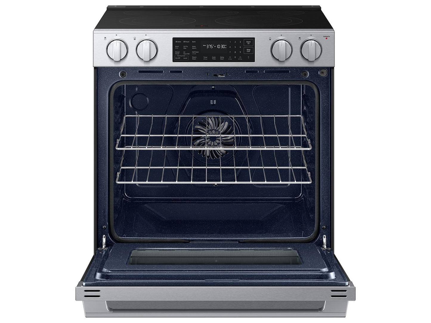 Samsung NSE80H63XRAA Bespoke Smart Slide-In Electric Range Pro Style Design Air Fry Max True Convection
