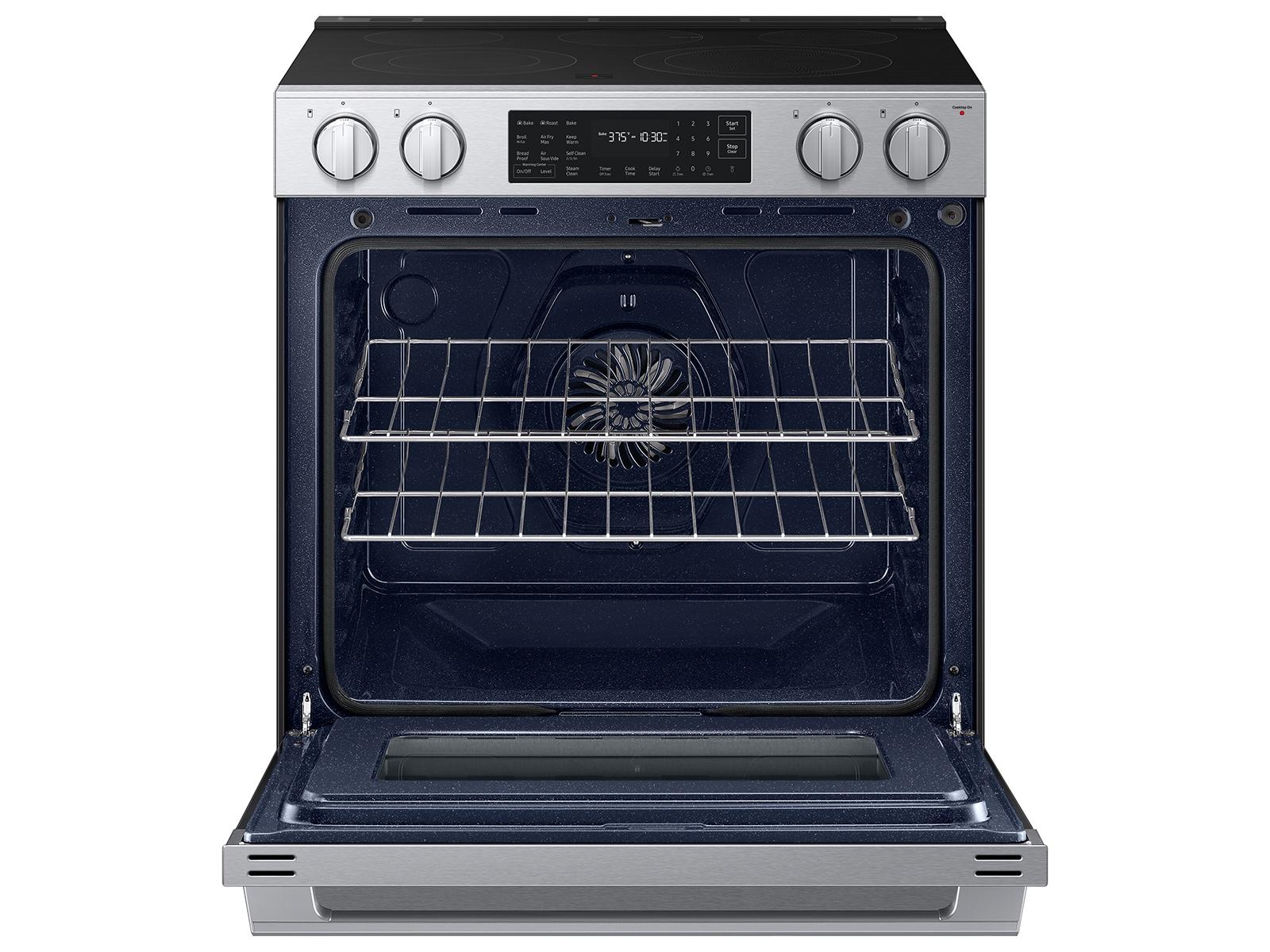 Samsung NSE80H63XRAA Bespoke Smart Slide-In Electric Range Pro Style Design Air Fry Max True Convection