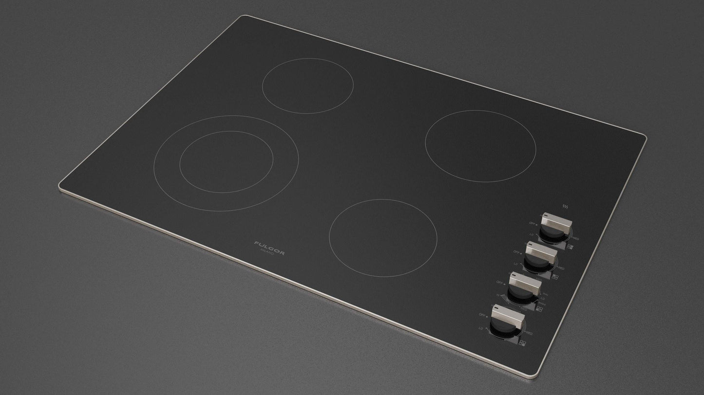 Fulgor Milano F3RK30S2 30" Radiant Cooktop With Knobs