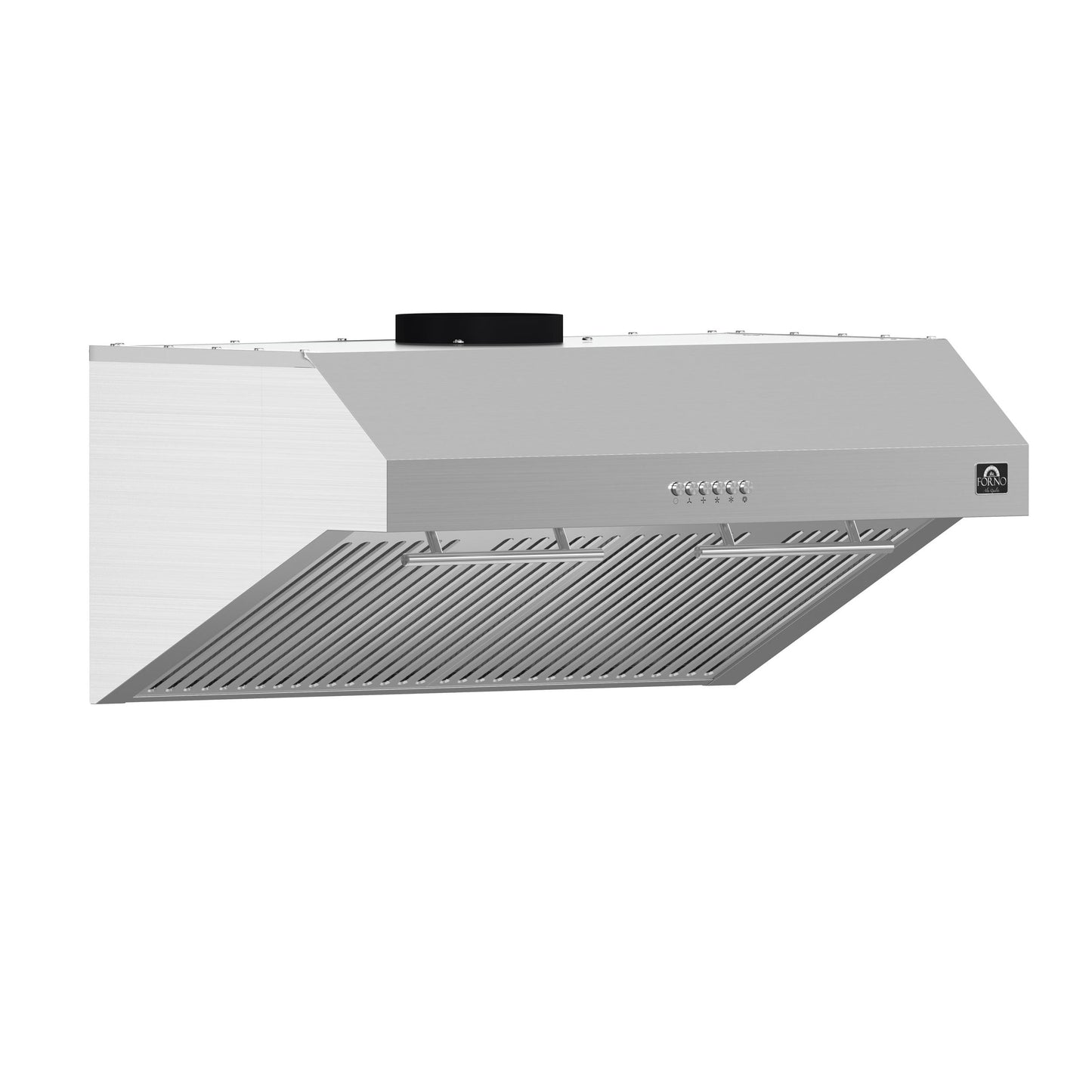Forno FRHUC525530 Forno Bari Espresso 30-Inch Under Cabinet Range Hood, Stainless Steel, 400 Cfm, Led Lighting, Dishwasher-Safe Baffle Filters, 4-Speed Fan Control