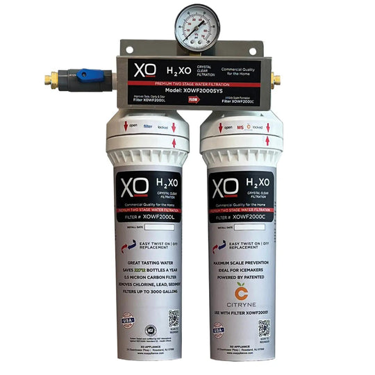 Xo Appliance XOWF2000SYS Dual Stage Home Water Filtration System