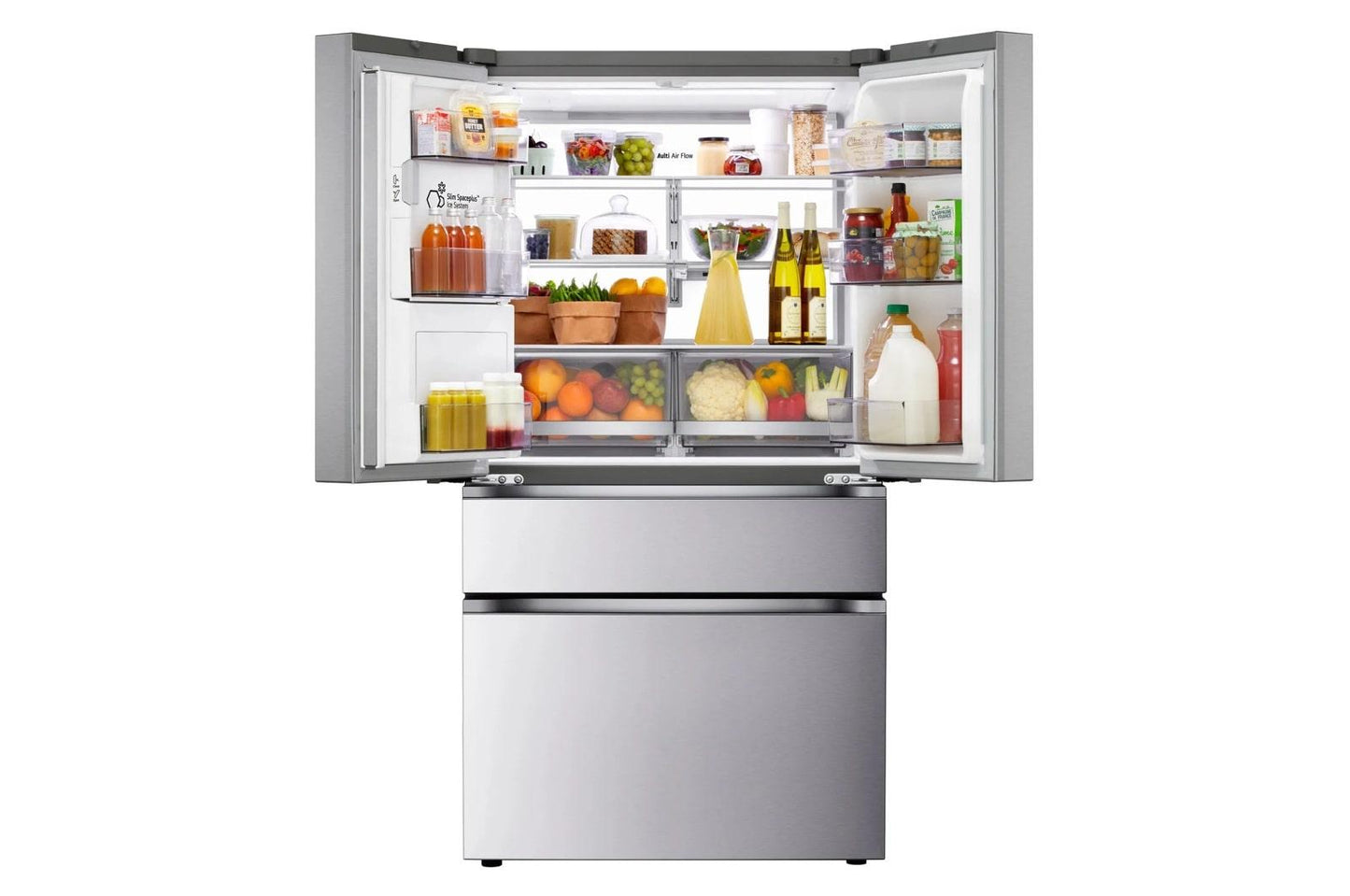 Lg LF29S9730S 29 Cu. Ft. Standard-Depth Max&#8482; 4-Door French Door Refrigerator With Mini Craft Ice&#8482; And Full-Convert Drawer&#8482;