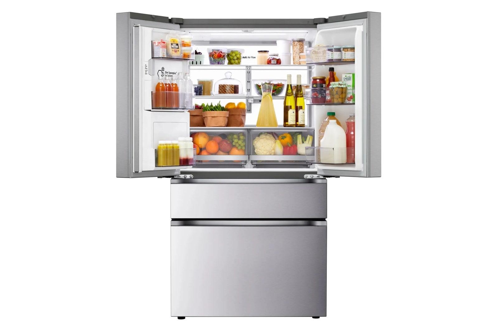 Lg LF29S9730S 29 Cu. Ft. Standard-Depth Max&#8482; 4-Door French Door Refrigerator With Mini Craft Ice&#8482; And Full-Convert Drawer&#8482;