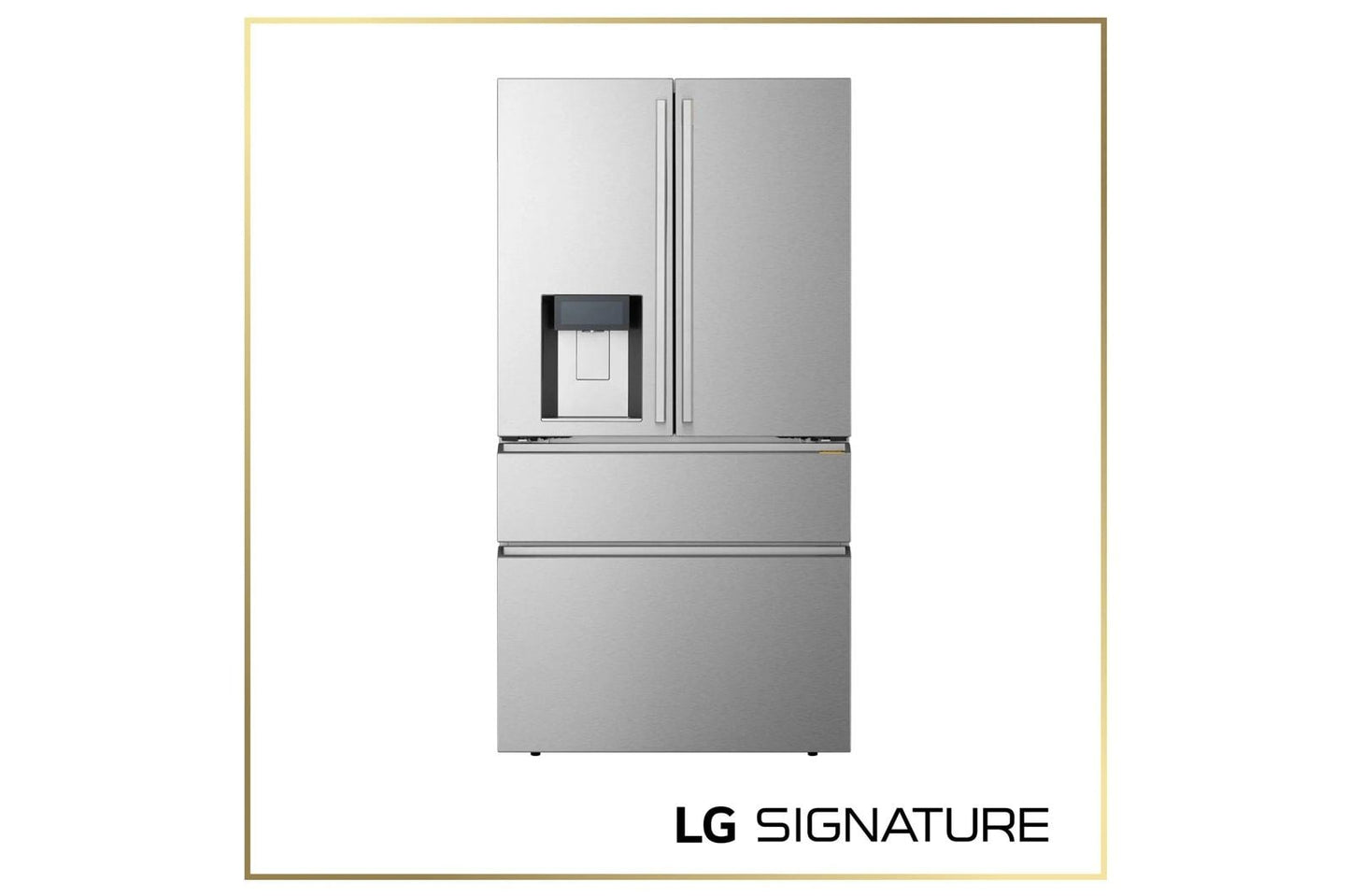 Lg UM22WZH98S Lg Signature 22 Cu. Ft. Counter-Depth With Zero Clearance™ 4-Door French Door Refrigerator With Thin Door Design