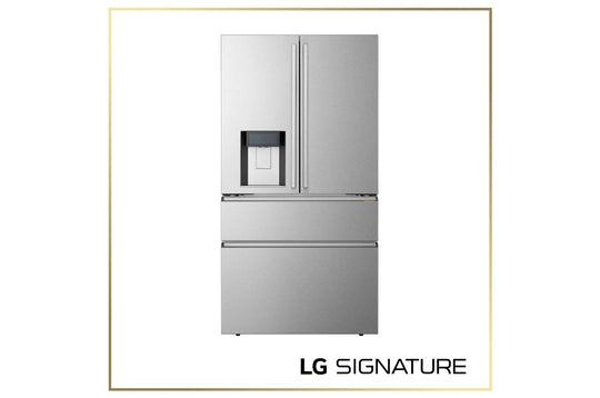 Lg UM22WZH98S Lg Signature 22 Cu. Ft. Counter-Depth With Zero Clearance™ 4-Door French Door Refrigerator With Thin Door Design
