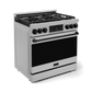 Thor Kitchen RSG36BLK 36 Inch Professional Gas Range With Tilt Panel Touch Control In Stainless Steel/Black Gordon Ramsay Series - Rsg36-Blk