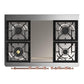 Ilve UMD40FNR3MBPLP Ilve Umd40Fnr3Mbplp Majestic Iii 40 Inch Dual Fuel Range With 6 Burners And Griddle, Dual Function Burner Up To 25,000 Btu (Liquid Propane, Triple Glass Door, Midnight Blue, Copper)