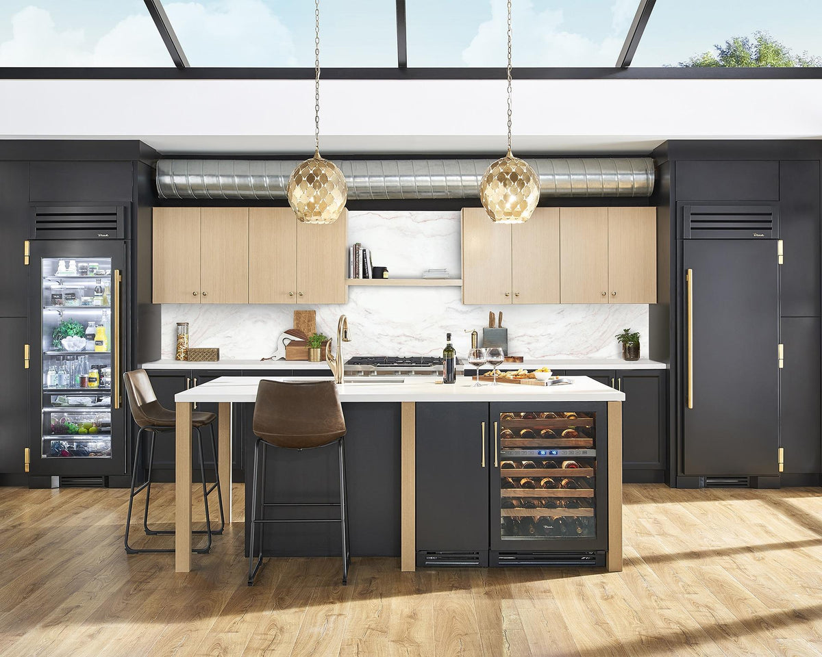 True Caliber TR24FRZLSSIMA 24 Inch Freezer Column - Door: Solid Stainless, Ice Maker: Yes - Stainless Steel Finish, Stainless Steel Hardware, Left Hinge