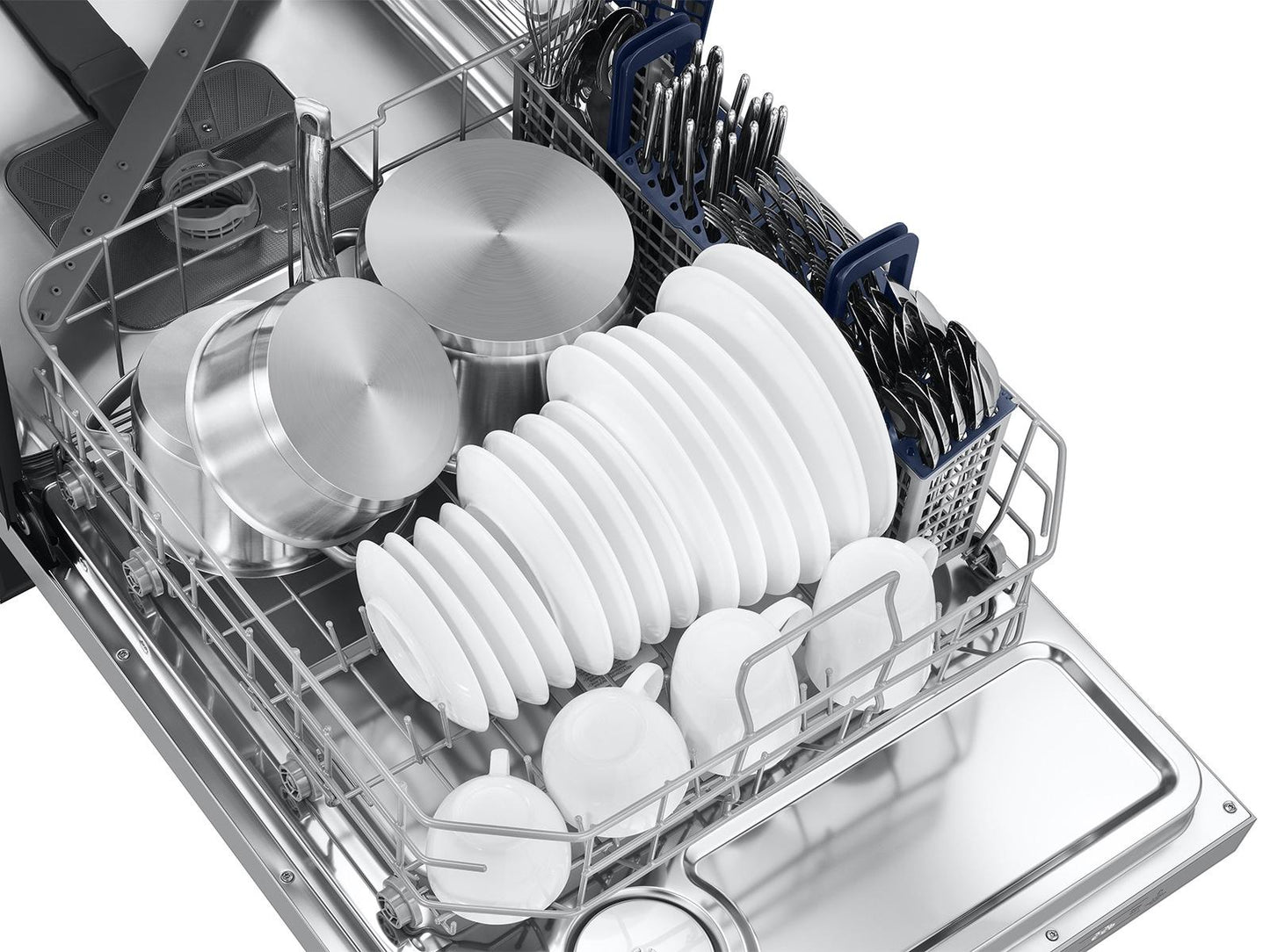 Samsung DW70H83YEUR Dishwasher With 3 Point Wash System Autorelease™ Door 3Rd Rack 48 Dba