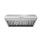 Thor Kitchen TUH3048 30 Inch Under Mounted Range Hood With 480 Cfm