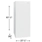 Frigidaire FRAE1626AW 16 Cu. Ft. Garage Ready Upright Refrigerator