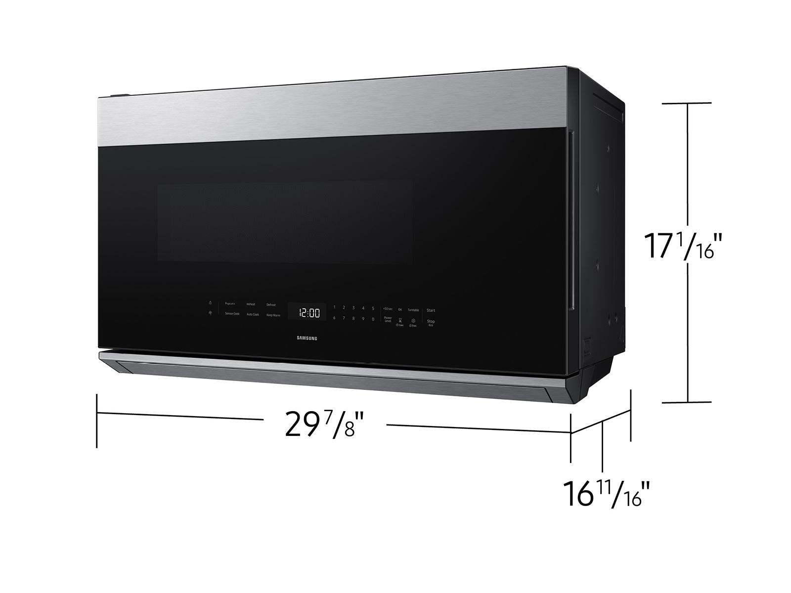 Samsung ME80H2160R Bespoke Over-The-Range Microwave Dualvent Technology Auto Connectivity 500 Cfm