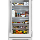 True Caliber TR30RBFRSGA 30 Inch Refrigerator With Bottom Freezer - Door: Stainless Glass - Stainless Steel Finish, Stainless Steel Hardware, Right Hinge