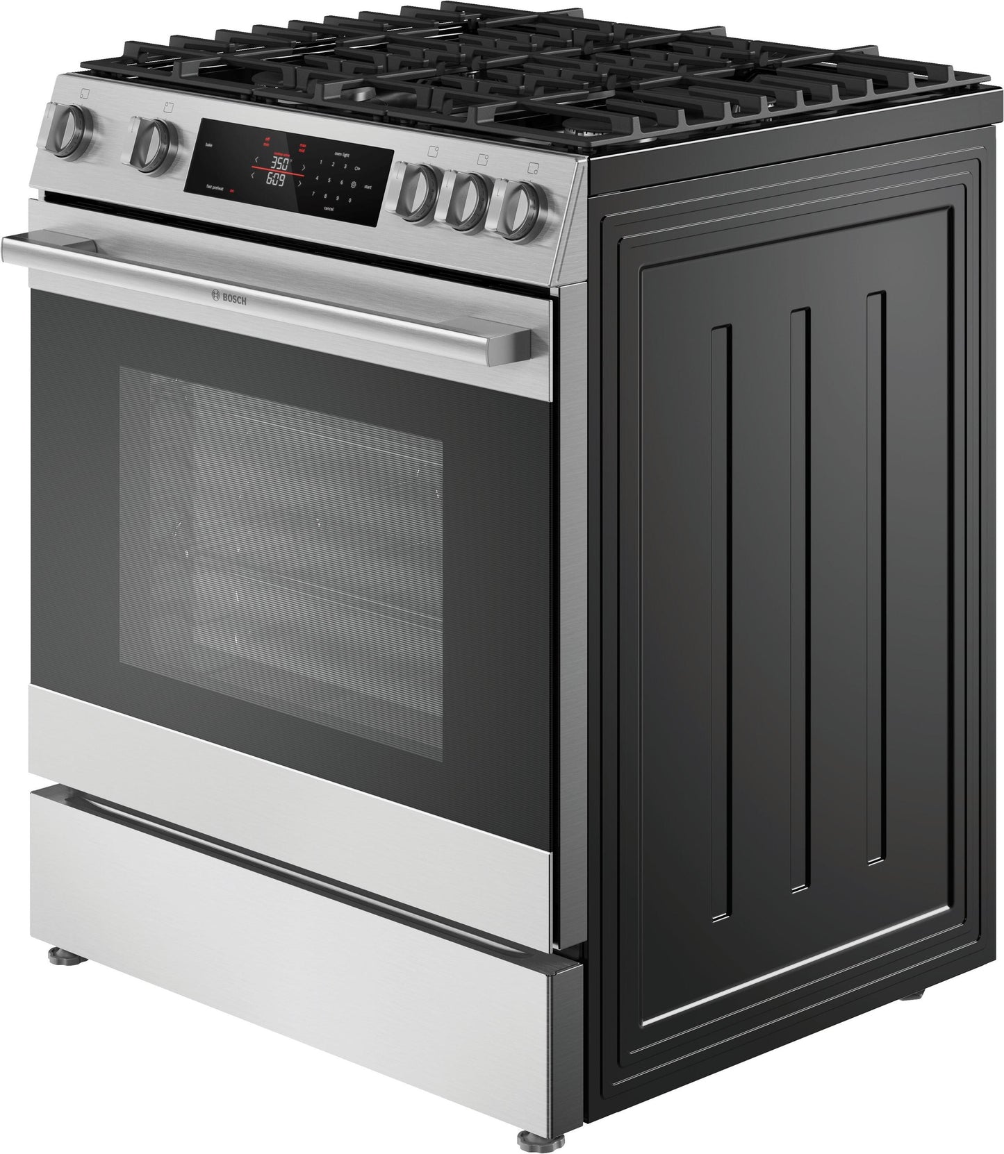 Bosch HGF3050MUC 100 Series, Freestanding Gas Cooker, Stainless Steel