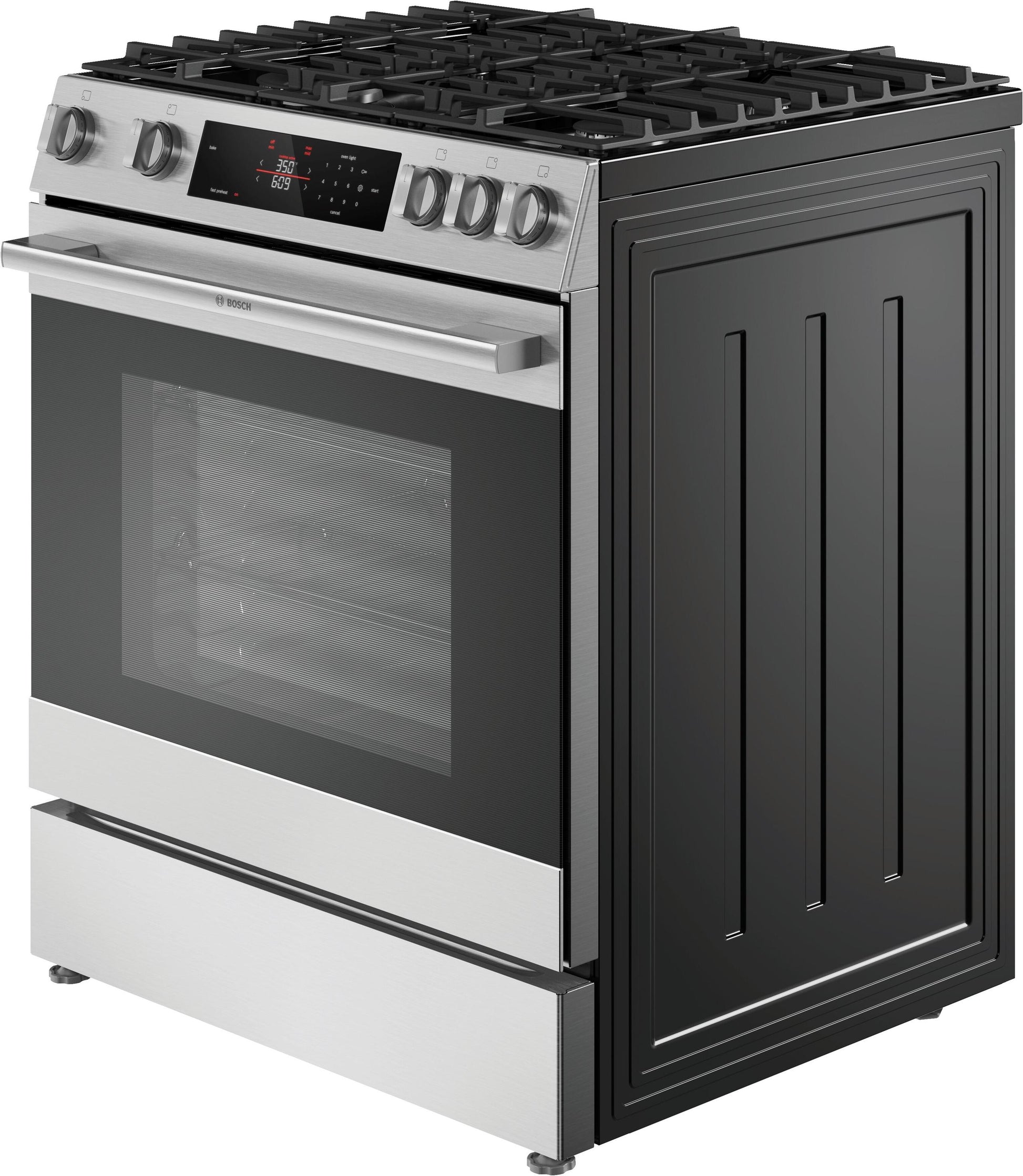 Bosch HGF3050MUC 100 Series, Freestanding Gas Cooker, Stainless Steel