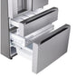 Lg LF29S9775S 29 Cu. Ft. Standard-Depth Max™ 4-Door French Door Refrigerator With Mirror Instaview® Mycolor™ And Mini Craft Ice™