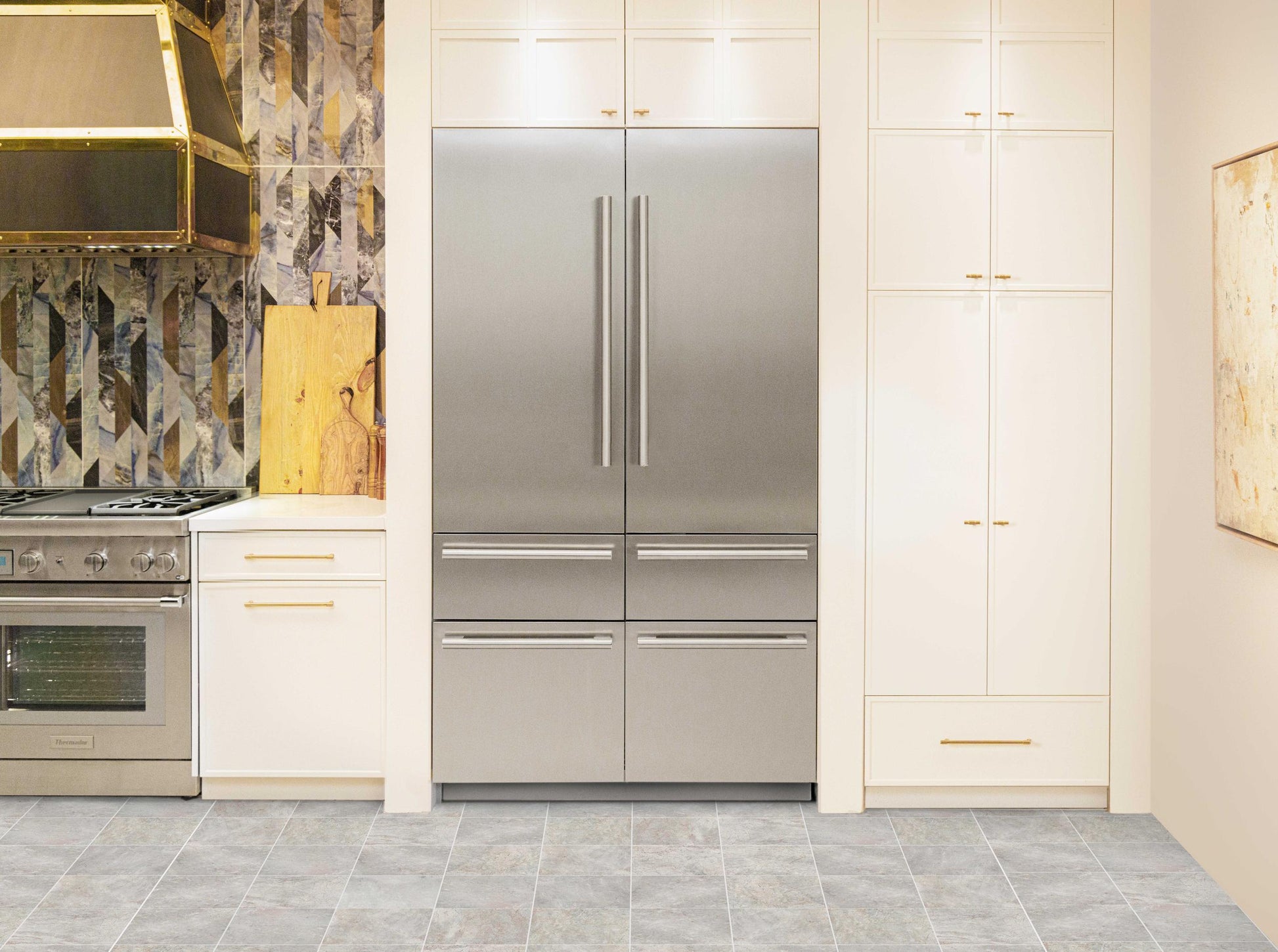 Thermador T48BT112NS Freedom®, Built-In French Door Bottom Freezer, Stainless Steel