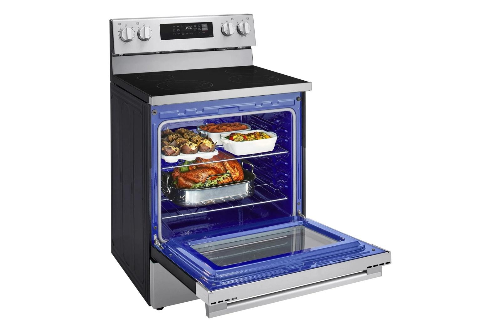 Lg LREN6321YE 6.3 Cu. Ft. Smart Wi-Fi Enabled Electric Range With Air Fry & Easyclean®
