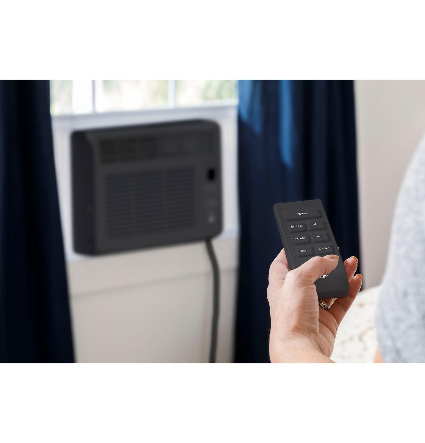 Ge Appliances AHEF06BC Ge® 6,000 Btu Electronic Window Air Conditioner For Small Rooms Up To 250 Sq Ft., Black