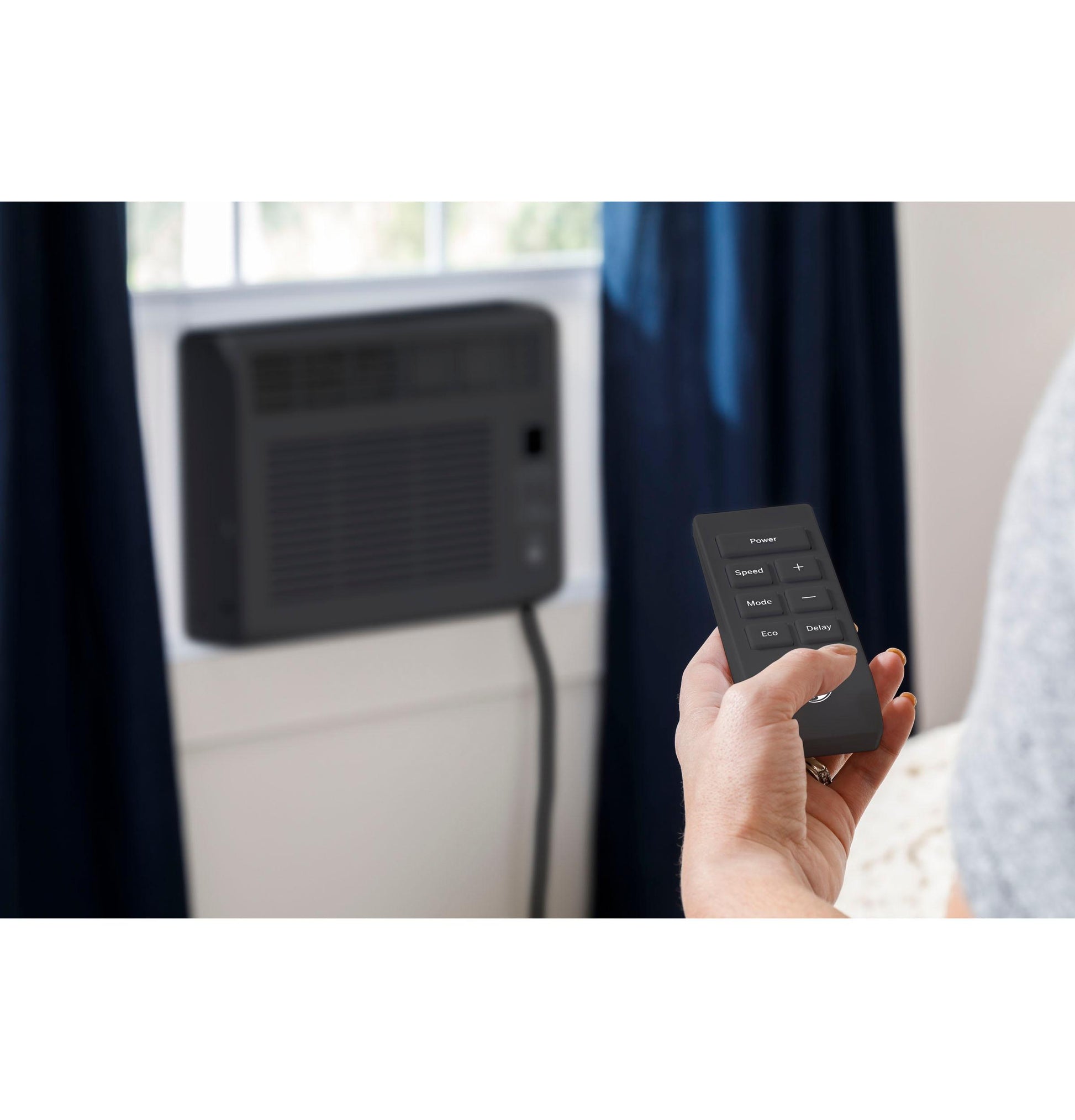 Ge Appliances AHEF06BC Ge® 6,000 Btu Electronic Window Air Conditioner For Small Rooms Up To 250 Sq Ft., Black