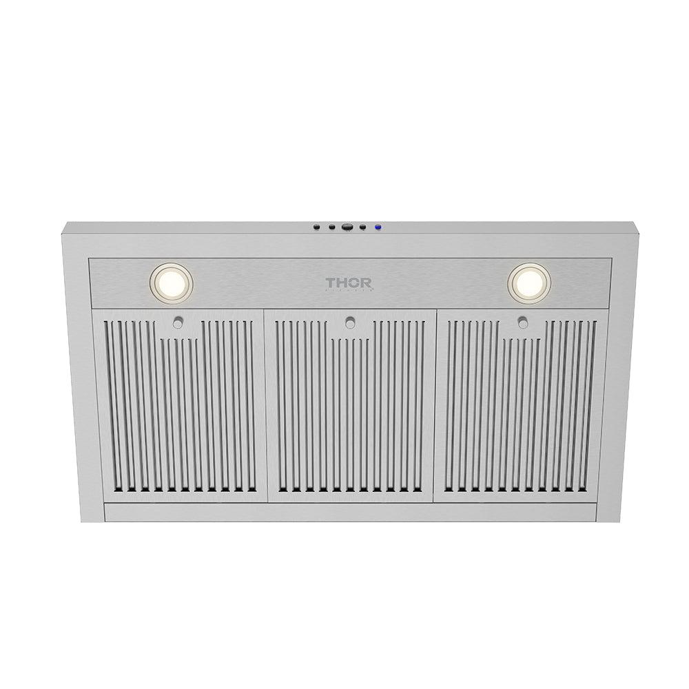 Thor Kitchen TRH3635 36 Inch Wall Mounted Chimney Range Hood With 350 Cfm