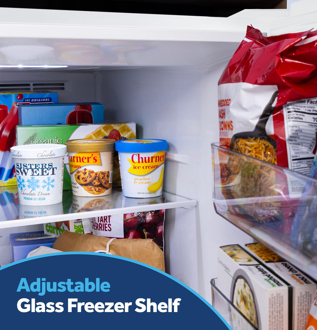 Ge Appliances GPS21KGZWW Ge® 21 Cu. Ft. Garage Ready Top-Freezer Refrigerator
