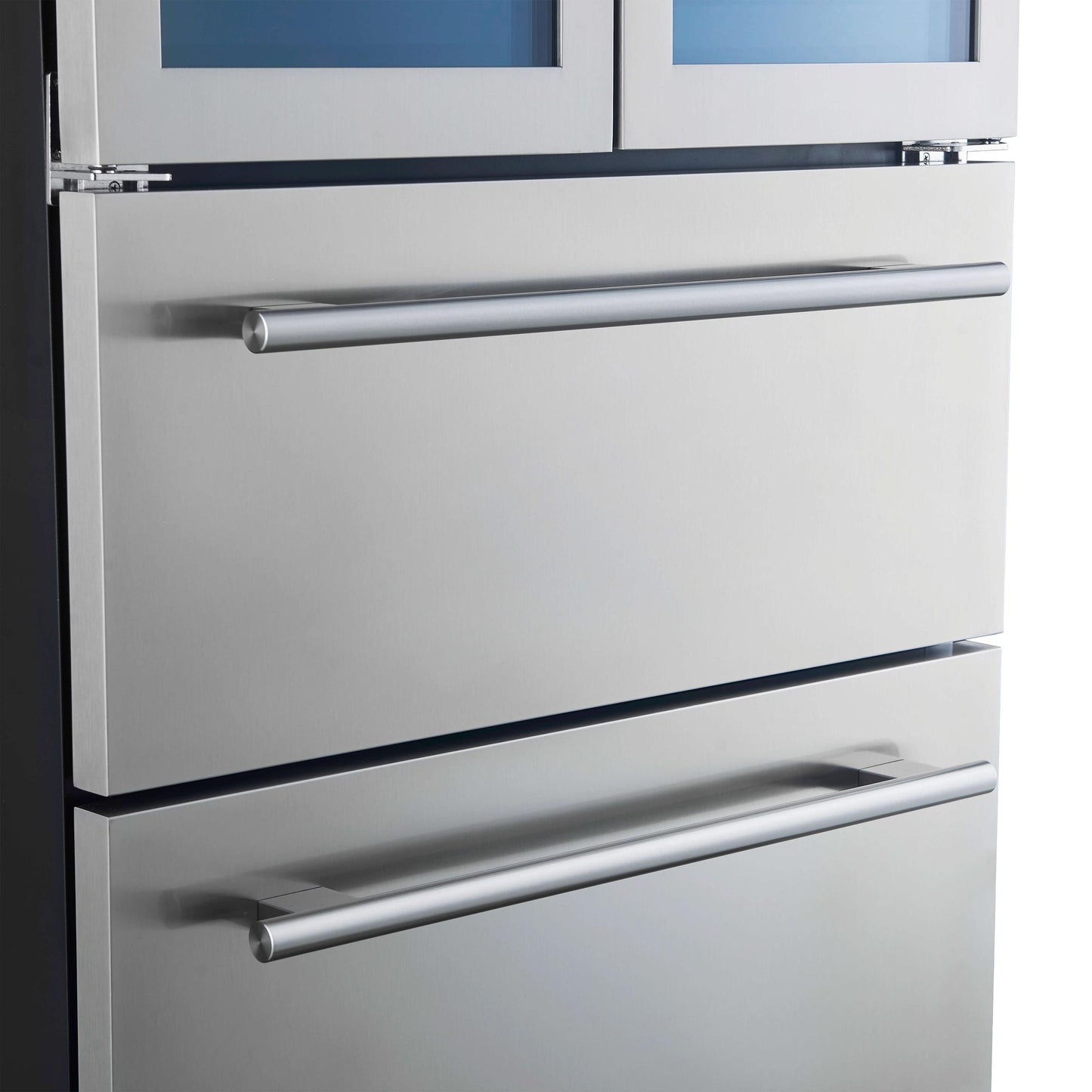 Forno FWCDR663532S Forno Campania 32-Inch Wine Cooler, Stainless Steel, Dual Wine Zones, Two Beverage Drawers, 17.7 Cu.Ft