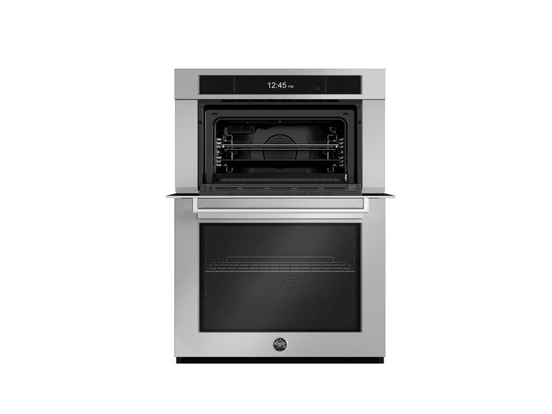 Bertazzoni FPRO30COSTX 30'' Combo Convection/Speed Oven - Self Clean - Stainless Steel