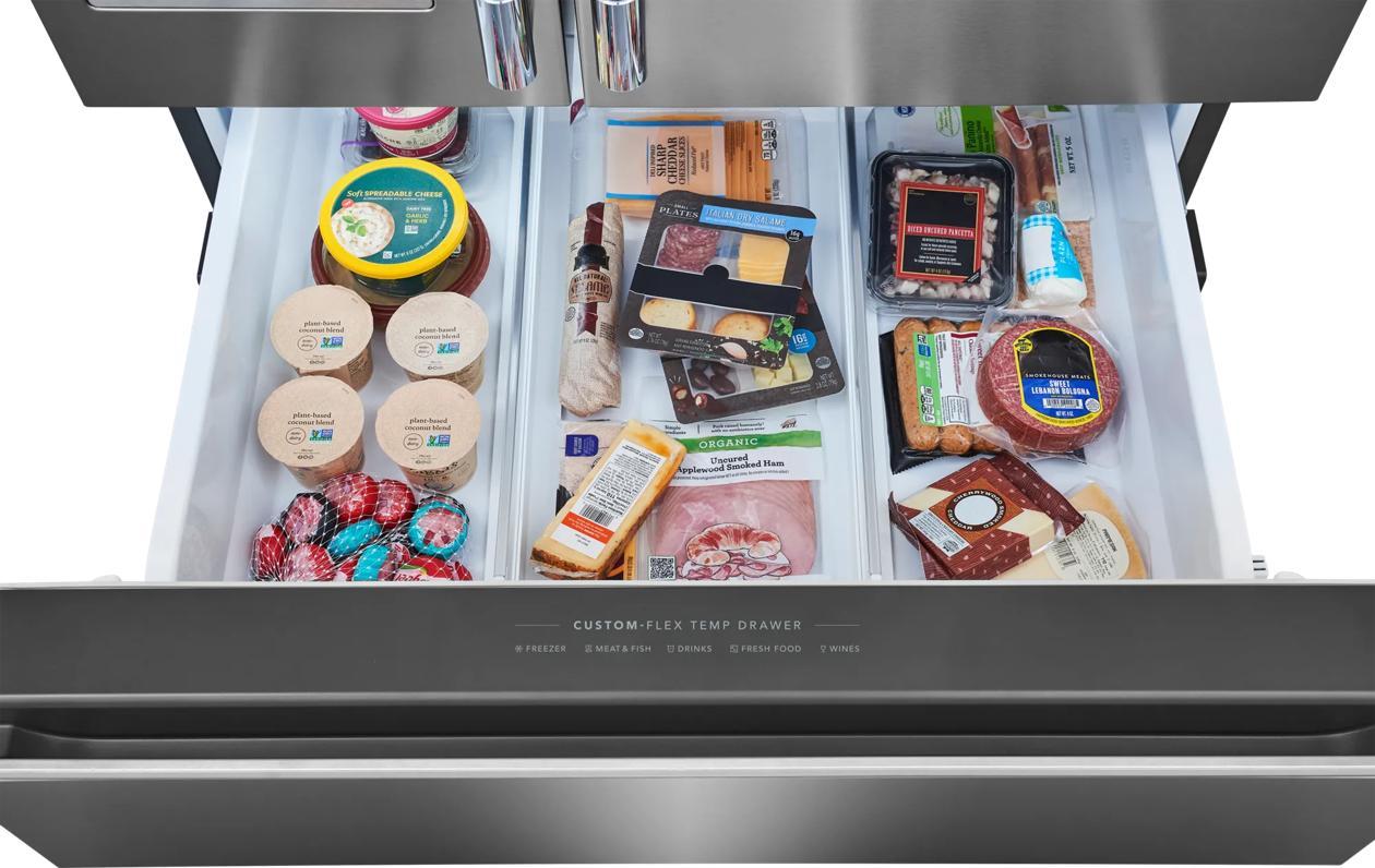 Frigidaire PRMS2790BF 26 Cu. Ft. Standard-Depth 4-Door French Door Refrigerator