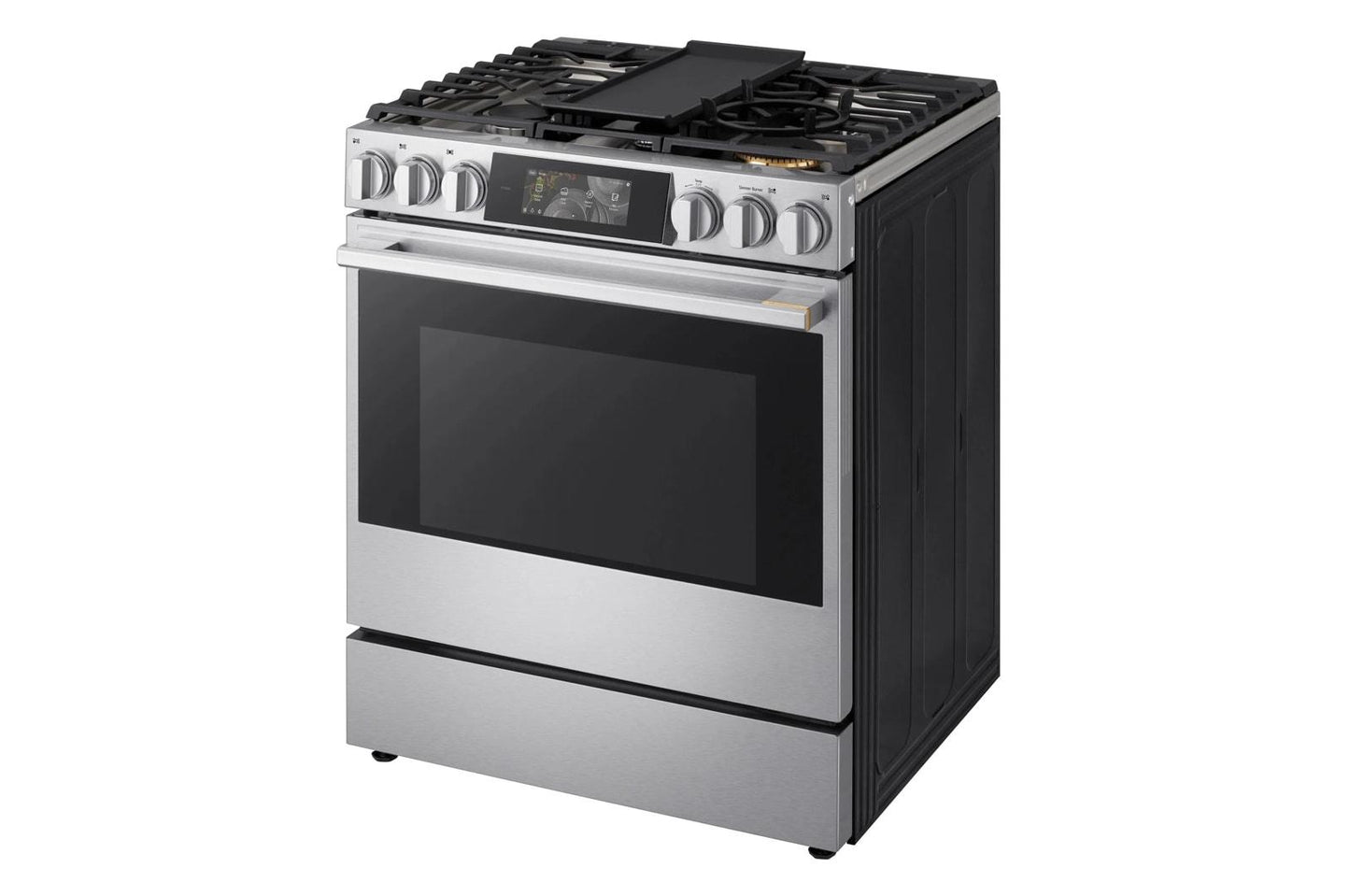 Lg LSGU6339X Lg Signature 6.3 Cu. Ft. Smart Gas Slide-In Range With Dynamic Probake Convection®, Air Fry, Air Sous Vide, Pizza Mode And Ai Gourmet Camera