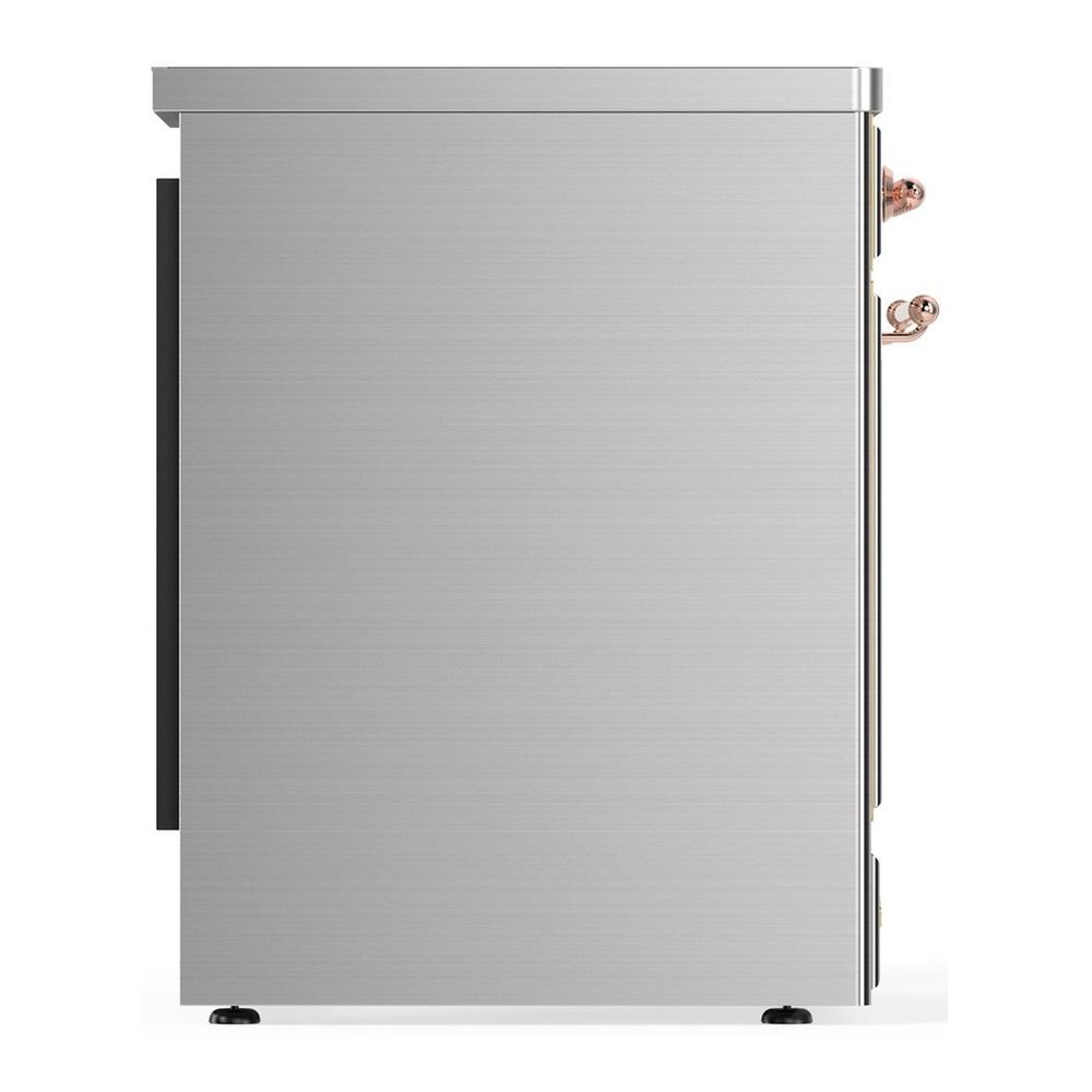 Ilve UMIB30QNR3SSP Ilve Umib30Qnr3Ssp Majestic Iii 30 Inch Induction Range With 4 Elements, 4 Cu. Ft. Oven Capacity (Solid Door, Stainless Steel, Copper)