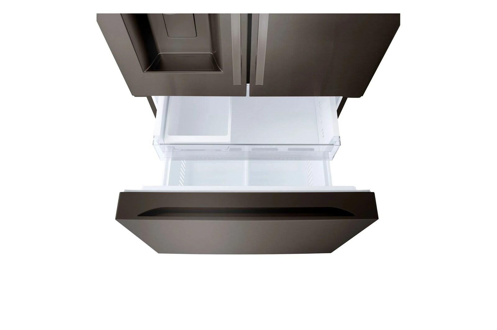 Lg LF25H6330D 25 Cu.Ft. 3-Door French Door Refrigerator With New Hybrid Handle Design And External Ice And Water Dispenser