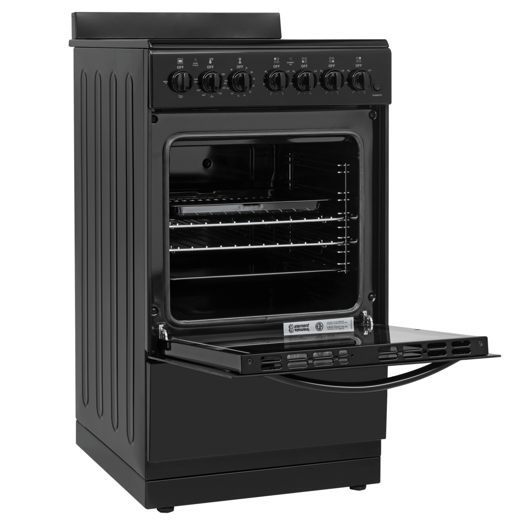 Element Appliance EER204MSCB Element 1.9 Cu. Ft. 20 Electric Range - Black (Eer204Mscb)