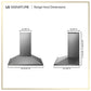 Lg HCEU3039X Lg Signature 30 Inch Wall Mount Chimney Hood