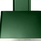 Ilve UAM76EG Majestic 30 Inch Emerald Green Wall Mount Range Hood