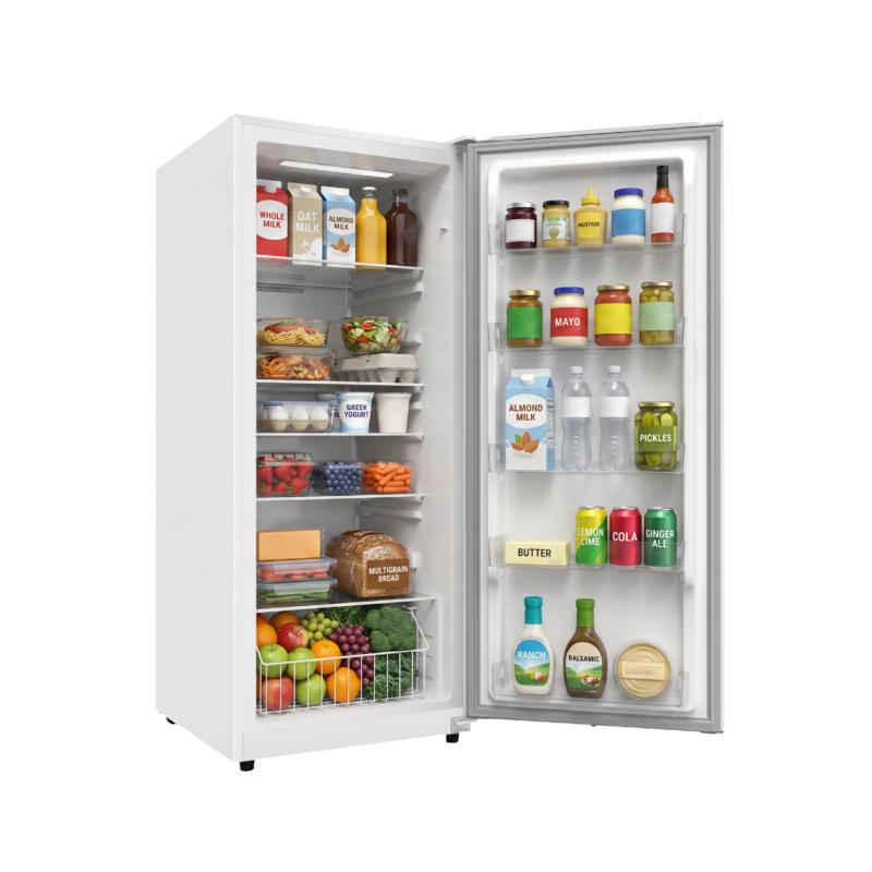 Element Appliance EXUF17CEEW Element 17.0 Cu. Ft. Upright Convertible Freezer / Refrigerator - White, Energy Star (Exuf17Ceew)
