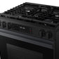 Samsung NSG6DG8100MT Bespoke 6.0 Cu. Ft. Smart Slide-In Gas Range With Precision Knobs In Matte Black Steel