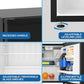 Avanti AVAR16F1B Avanti 1.6 Cu. Ft. Compact Refrigerator With Auto-Defrost, In Black (Avar16F1B)