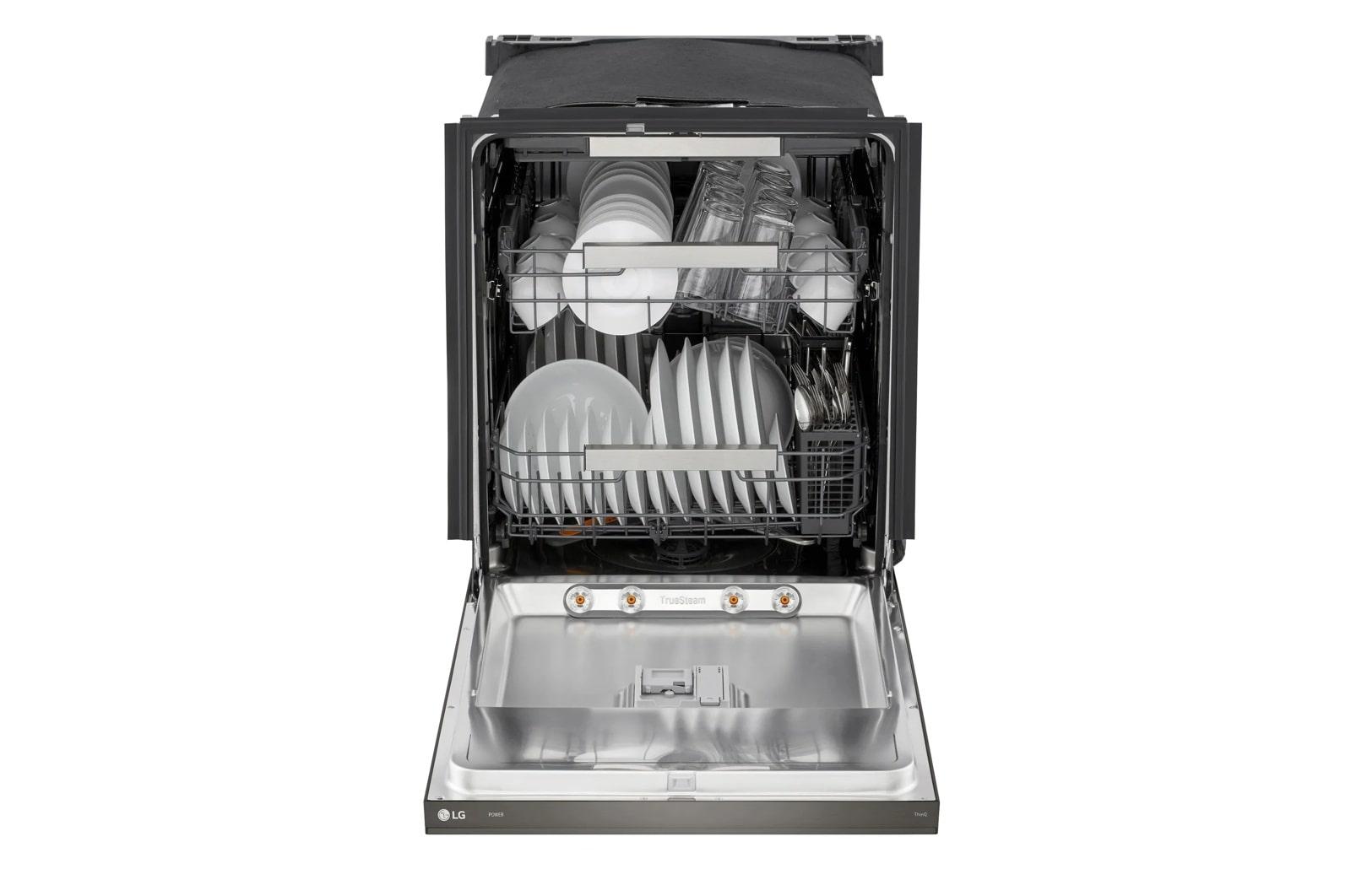 Lg LDNPH753D Smart Flushfit™ Top Control Dishwasher With 1-Hour Wash & Dry, Quadwash® Pro, Truesteam® And Dynamic Heat Dry™ W/Autovent Dry™