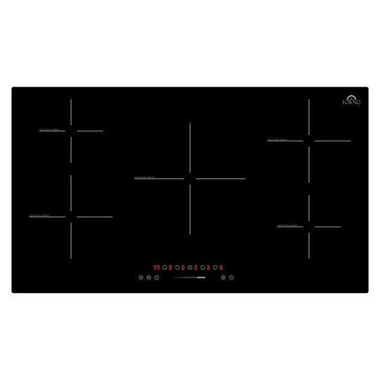 Forno FCTIN058336 Forno Parco 36-Inch Induction Cooktop, 5 Zones, 10,200W Total Power, Touch Control, 9 Power Levels, Booster Function