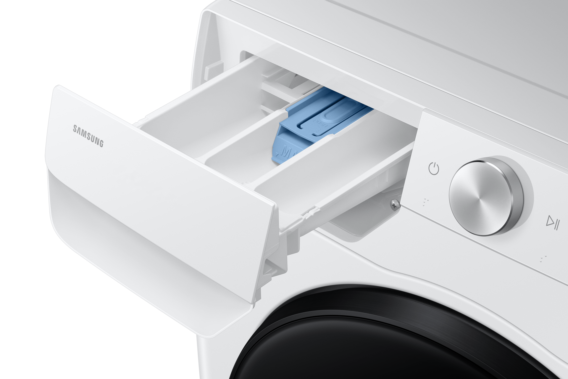 Samsung WW25FG6B34BE Compact Front Load Washer Wi-Fi Connectivity Super Speed Wash 2.5 Cu.Ft.