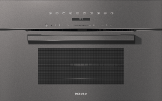 Miele H7270BMGG H 7270 Bm Graphite Grey - 30" Compact Speed Oven In A Perfectly Combinable Design With Automatic Programs And Combi Modes.