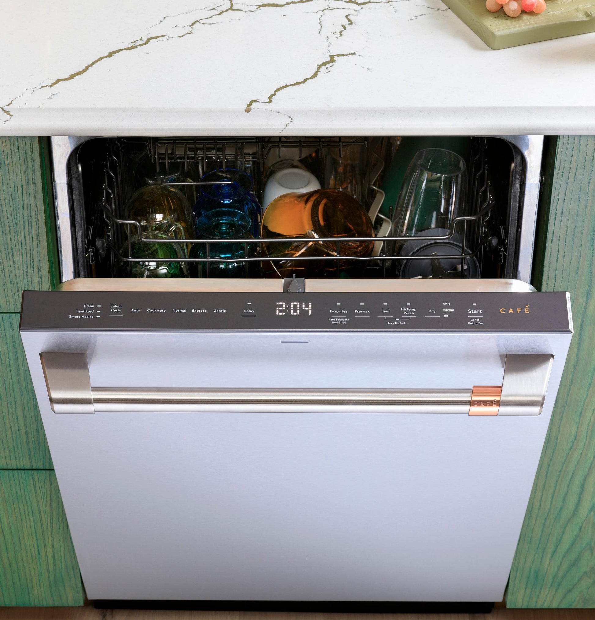 Cafe CDT828P2VS1 Café&#8482; Customfit Energy Star Stainless Interior Smart Dishwasher With Ultra Wash & Dry, 42 Dba