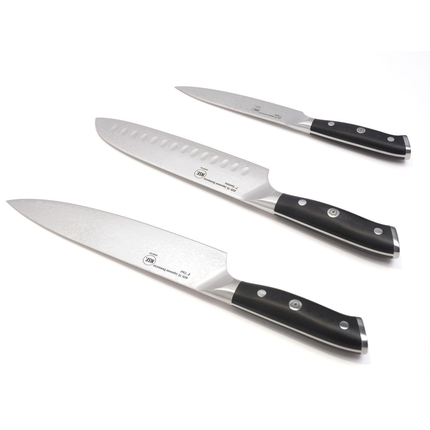 Thor Kitchen DS0301P 3-Piece Damascus Knife Set