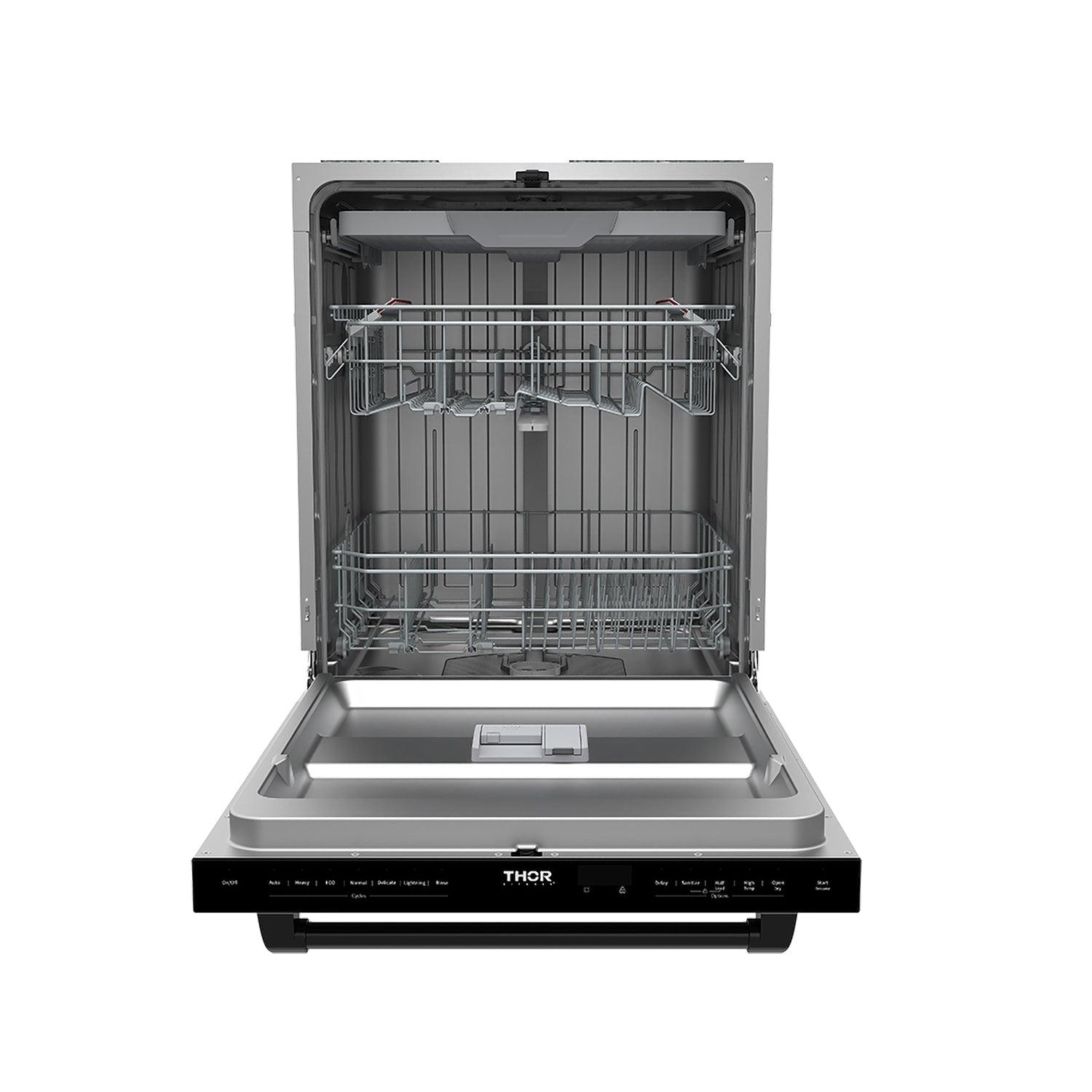 Thor Kitchen TDW24C7B 24 Inch Top Control Built-In Dishwasher In Black